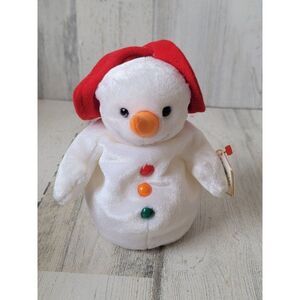 Ty Beanie Baby Chillin snowman stuffed animal‎ toy